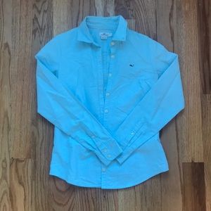 Vineyard Vines Baby Blue Button Down Oxford Sz 2
